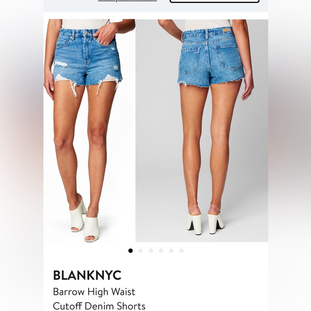 BLANKNYC
Barrow High Waist
Cutoff Denim Shorts